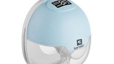 Pompa electrica de san Lorelli Aya, portabila, fara maini, recipient 180ml, Albastru