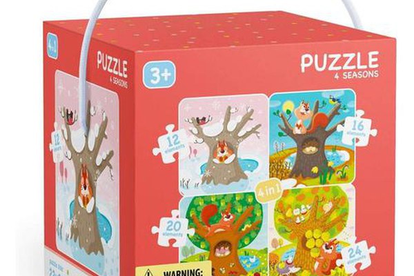 Puzzle 4 in 1 - Anotimpurile (12, 16, 20, 24 piese)