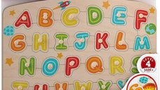 Puzzle din lemn Hape - Alfabet, 27 piese