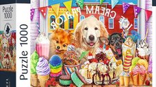 Puzzle Trefl Prime UFT Cuteness Overload - Petrecerea catelusilor, 1000 de piese