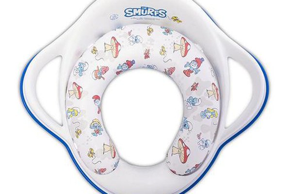 Reductor moale pentru toaleta Lorelli Strumfi White, cu manere