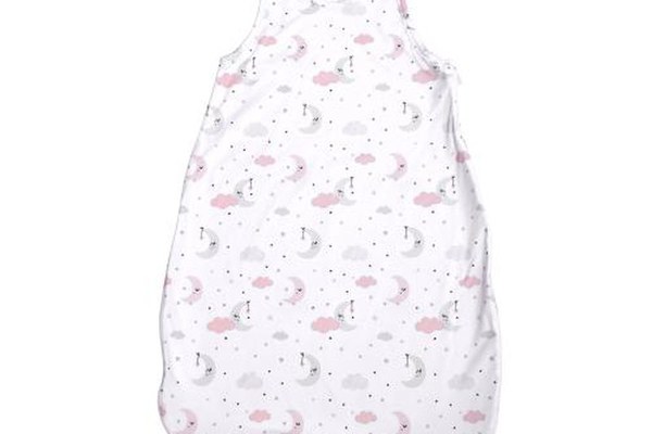 Sac de dormit de vara Lorelli Pink Moons Stars, 95 cm, bumbac ranforce