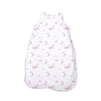 Sac de dormit de vara Lorelli Pink Moons Stars, 95 cm, bumbac ranforce - 1