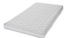 Saltea Lorelli Holiday pentru patut, 60 x 120 x 10 cm, cu 2 straturi de cocos si spuma elastica, Gri