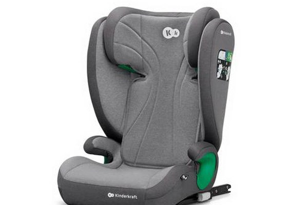 Scaun auto KinderKraft Junior Fix 2, i-Size, 100-150 cm (Gri)