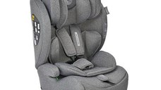 Scaun auto pentru copii Lorelli Adventure, i-Size, R129, 15 Luni-12 Ani, 76-150 cm, tetiera reglabila pe inaltime, sistem de protectie impact lateral, cotiere, calitate premium, Gri