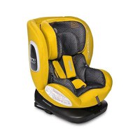 Scaun auto pentru copii Lorelli Phoenix Lemon Curry, i-Size, Isofix, rotativ 360 grade, 0 luni-12 ani, 40-150 cm, pozitie de somn, protectie laterala in caz de impact, avertizare sonora cand centurile scaunului auto sunt decuplate - 1