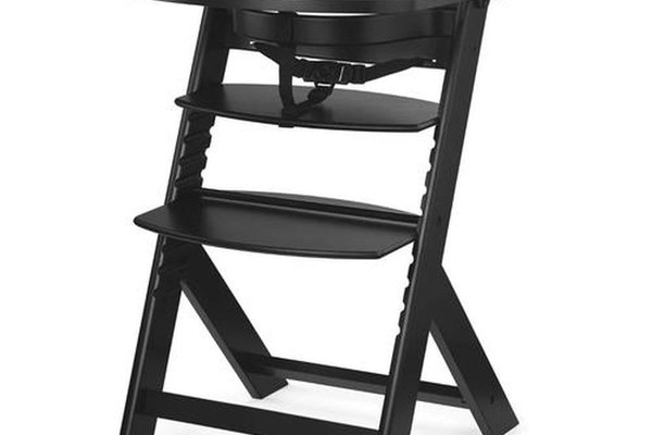 Scaun de hranire pentru bebelusi Kinderkraft Enock, Sarcina maxima 35 kg (Negru)