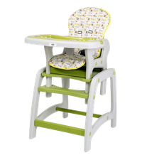 Scaun de masa copii JUJU Eat&Play JU3002-Green-Island (Verde) - 1