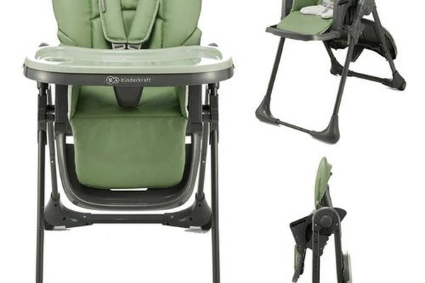 Scaun de masa Kinderkraft Tummie, reglabil, greutate maxima suportata15 Kg, Verde