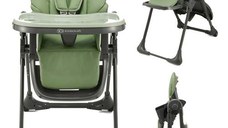 Scaun de masa Kinderkraft Tummie, reglabil, greutate maxima suportata15 Kg, Verde