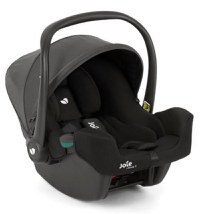 Scoica auto Joie i-Snug 2 cu tetiera reglabila, nastere-75 cm Shale, Testata ADAC (Negru) - 1