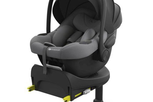Scoica auto Kinderkraft I-Lite cu baza Endura Safe Fx, R129, 0 - 13kg, Gri