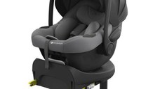 Scoica auto Kinderkraft I-Lite cu baza Endura Safe Fx, R129, 0 - 13kg, Gri
