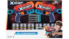 Set 2 blastere X-Shot - Excel Kickback, 8 proiectile