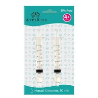 Set 2 seringi pentru lavaj nazal APPEKIDS, 10ml, 4Luni+, Dispozitiv Medical Clasa I - 1