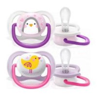 Set 2 suzete ortodontice Philips-Avent SCF080/06, Ultra Air, 0-6 Luni (Mov) - 1