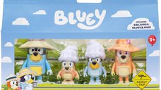 Set 4 figurine Bluey - Family Trip