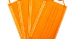 Set 50 de masti medicale Dr. Mayer, 4 straturi (Portocaliu)