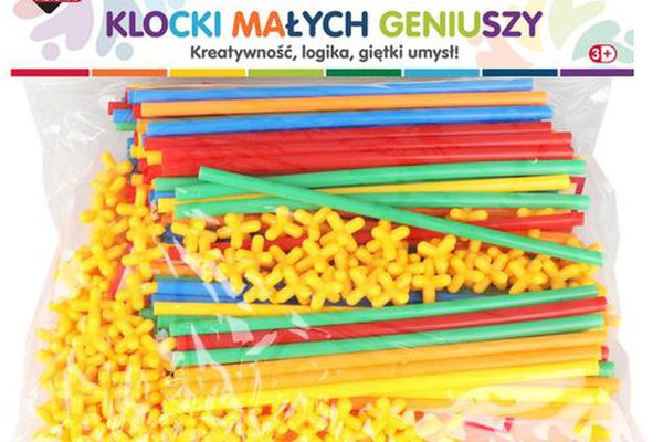 Set de constructie Askato, Klocki, 200 elemente, multicolor, 19x0.5cm