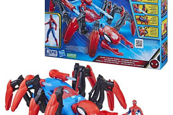 Set de joaca Spider-Man Crawl & Blast, vehicul cu figurina