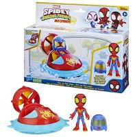 Set de joaca Spidey and his Amazing Friends  Web-Spinners, Masinuta si figurina Spidey - 1