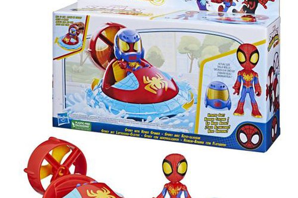 Set de joaca Spidey and his Amazing Friends  Web-Spinners, Masinuta si figurina Spidey