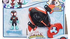 Set Figurina Spidey si Prietenii Lui Uimitori Marvel cu Submarinul Delfin - 7.6cm
