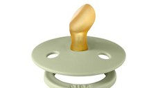 Suzeta Colour Latex, tetina anatomica, 0 luni + Sage, BIBS