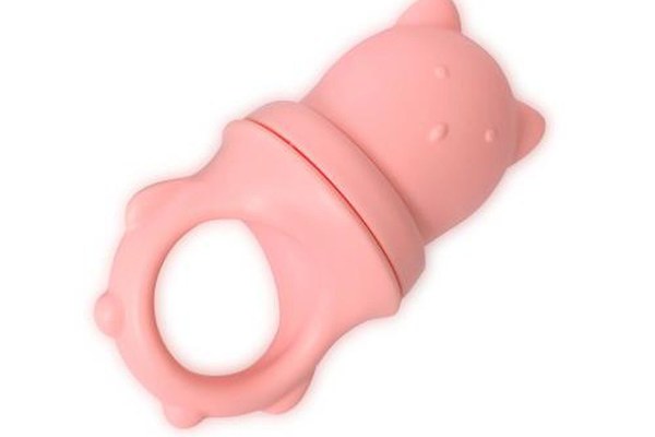 Suzeta pentru fructe si legume, Lorelli, 6 luni+, Pink