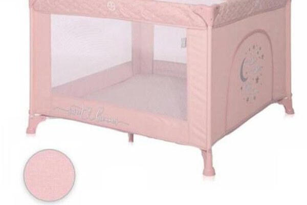 Tarc de joaca Lorelli Sunny Playground Mellow Rose Star, Greutate maxima suportata15 Kg (Roz)