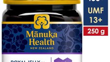 (nou) Miere de Manuka MGO 400+ cu LAPTISOR de MATCA (250g)