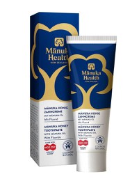 Pasta de dinti cu fluor, cu miere de Manuka MGO 250+ si cu ulei de Manuka (75ml) - pentru adulti - 2