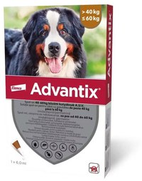 ADVANTIX (Bayer) Monopipetă împotriva puricilor şi căpuşelor pentru câini - 1