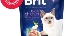 BRIT Premium hrană pentru pisici adulte, cu Pui