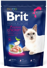 BRIT Premium hrană pentru pisici, Sterilised cu Pui - 1