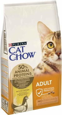 CAT CHOW Hrană uscată pentru pisici Adulte, cu Pui - 1