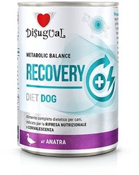 DISUGUAL Recovery conservă pentru câini, cu carne de raţă 400g - 1