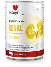 DISUGUAL Renal conservă pentru câini, cu carne de vită 400g - 1
