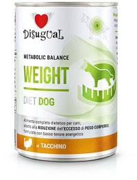 DISUGUAL Weight conservă pentru câini, cu carne de curcan 400g - 1