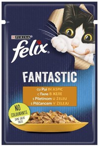 FELIX Fantastic Plic hrană umedă pentru pisici, cu Pui 85g - 1