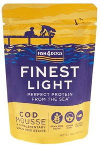 FISH4DOGS Finest Light Plic pentru câini, mousse Cod 100g - 1