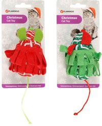 FLAMINGO Jucărie pentru pisici, Şoricel din pluş, ediţie Crăciun, diverse culori - 1