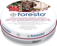 FORESTO Zgardă Antiparazitară pentru Câini de Talie Medie şi Mare (8kg) - 1