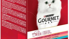 GOURMET Mon Petit Pachet plicuri pentru pisici Păstrăv, Somon şi Ton 6x50g