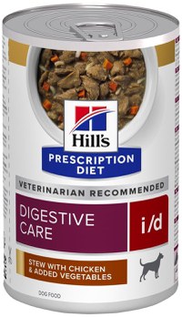 HILL's PD CANINE I/D Conservă pt tulburări digestive, Pui şi Legume 354 g - 1