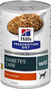 HILL's PD CANINE W/D Diabetes Care Conserva pentru câini, cu Pui 370 g - 1