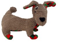 KONG Jucărie pentru câini, Căţeluş, ediţie Crăciun, din pluş, 22,86cm - 1