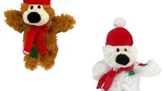 KONG Jucărie pentru pisici, Ursuleţ, ediţie Crăciun, diverse modele