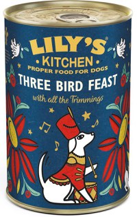 LILY'S KITCHEN Conservă pentru câini, Trei tipuri de carne,ediţie Crăciun 400g - 1